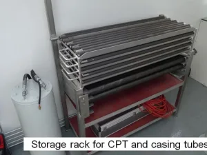 Storage Rack for CPT and Casing Tubes