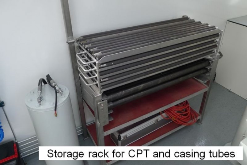 Storage Rack for CPT and Casing Tubes