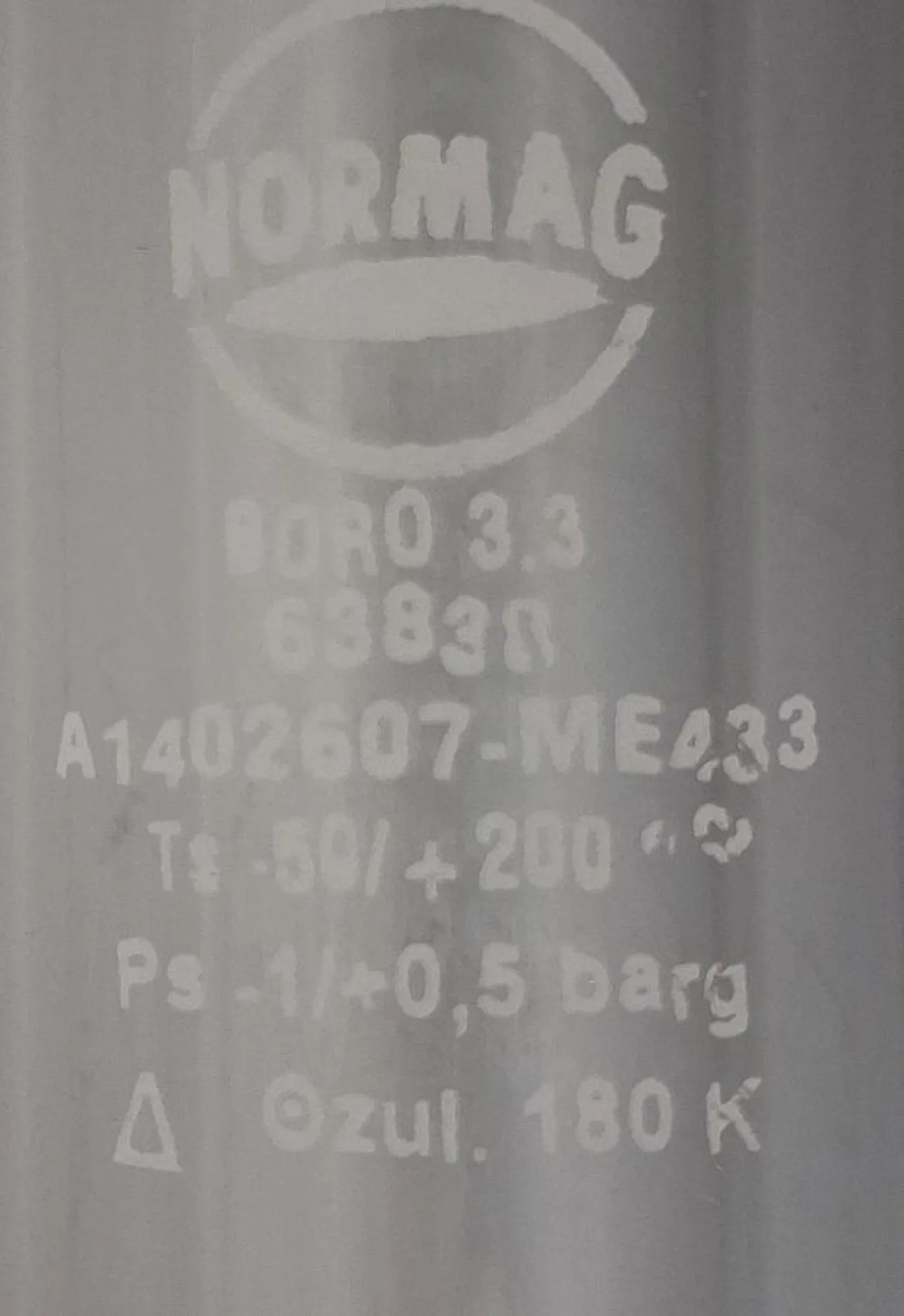 Normag Rohrstock A1402607-ME433 doppelwandiges, manteltemperierbares Glasrohr - 1