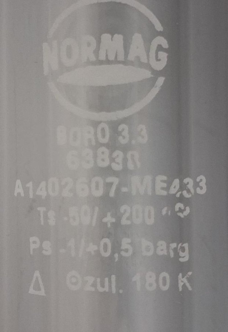 Normag Rohrstock A1402607-ME433 doppelwandiges, manteltemperierbares Glasrohr
