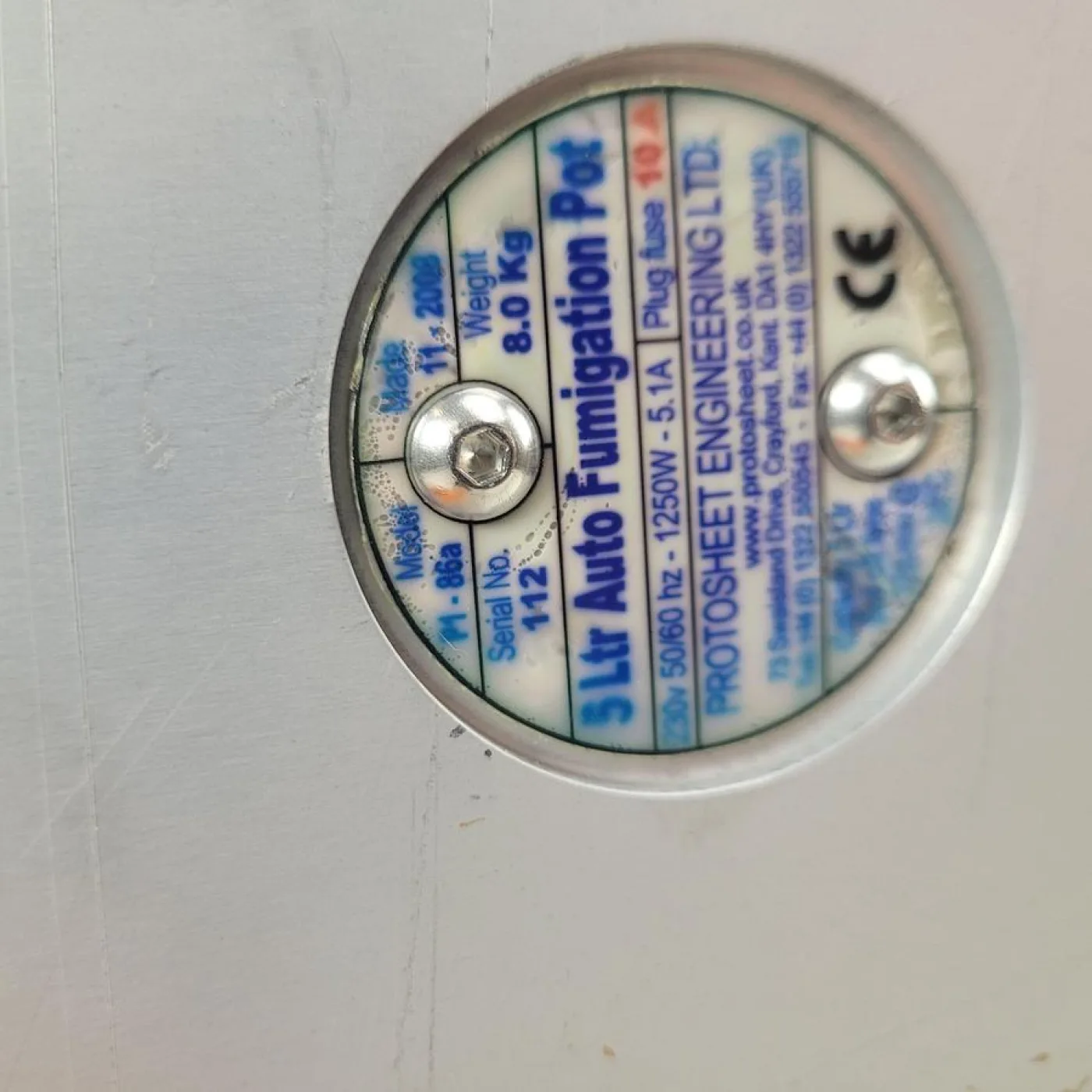 Protosheet Eng 5L Auto Fumigation pot - 3