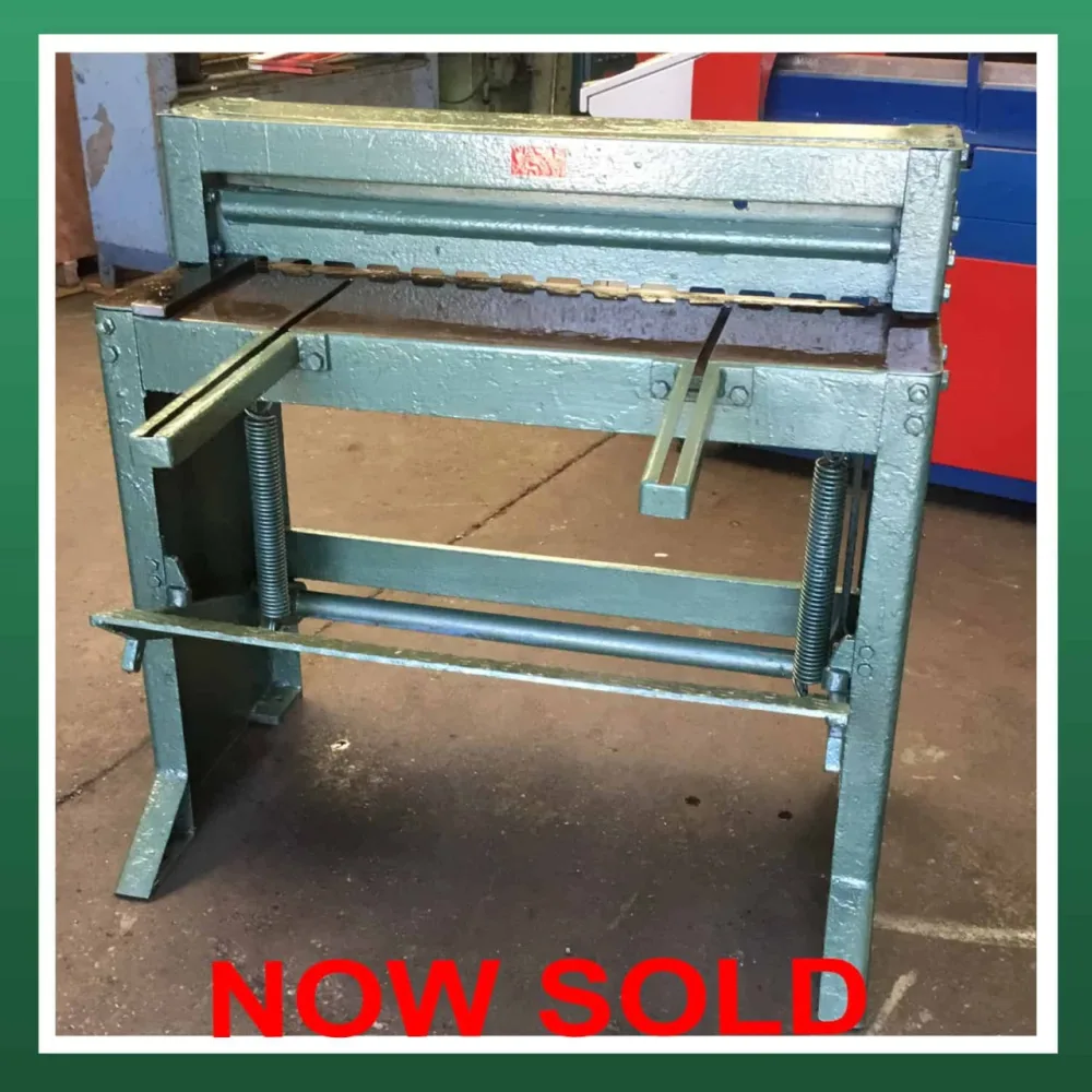 EDWARDS Treadle Guillotine 36" (3ft) x 16swg Capacity (ETG36) - WNS - W. Neal Services Ltd
