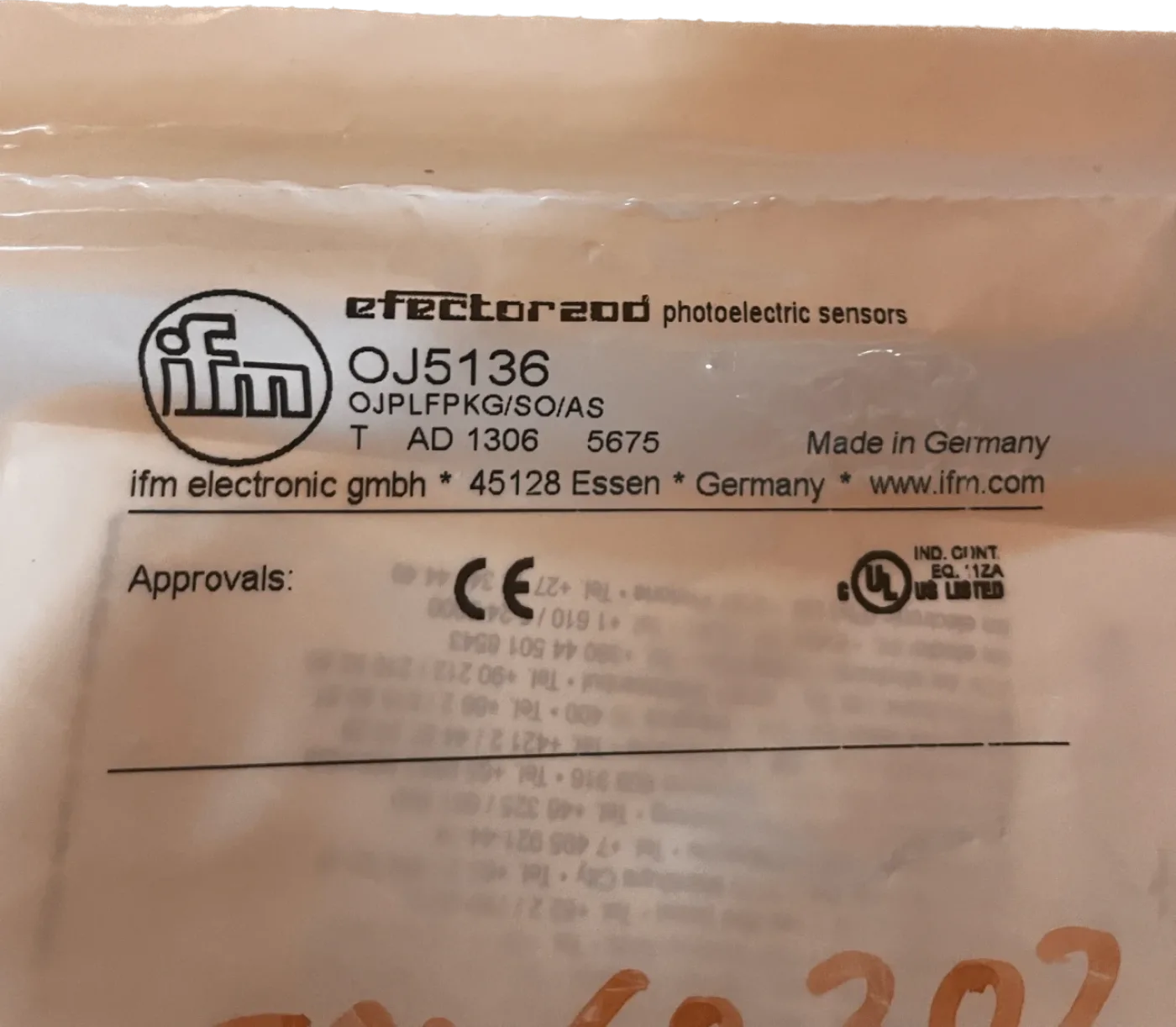 IFM efector200 Laser-reflexlichtschranke OJ5136 - 2