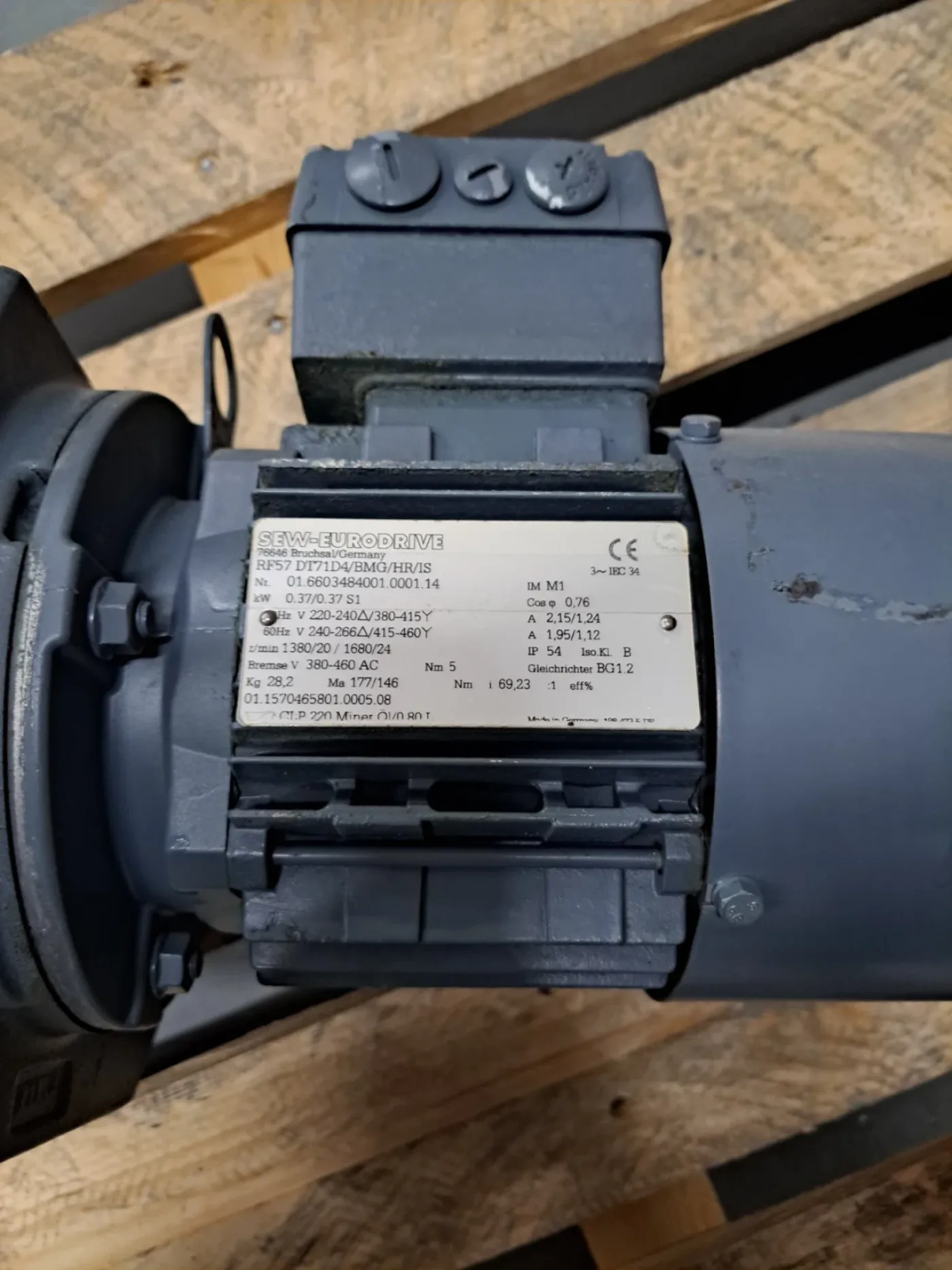 SEW Eurodrive Getriebemotor R57DT71D4/BMG/HR/IS - 5