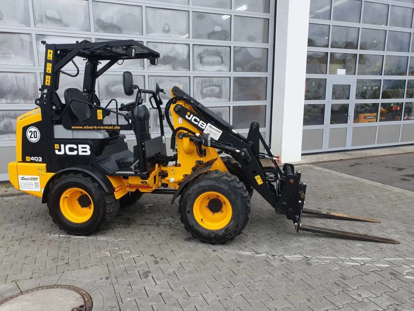 Jcb 403 Klappdach / Schaufel - Gabel / nur 152h! - 3