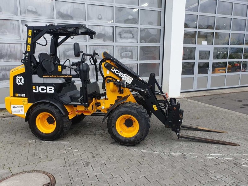 Jcb 403 Klappdach / Schaufel - Gabel / nur 152h!