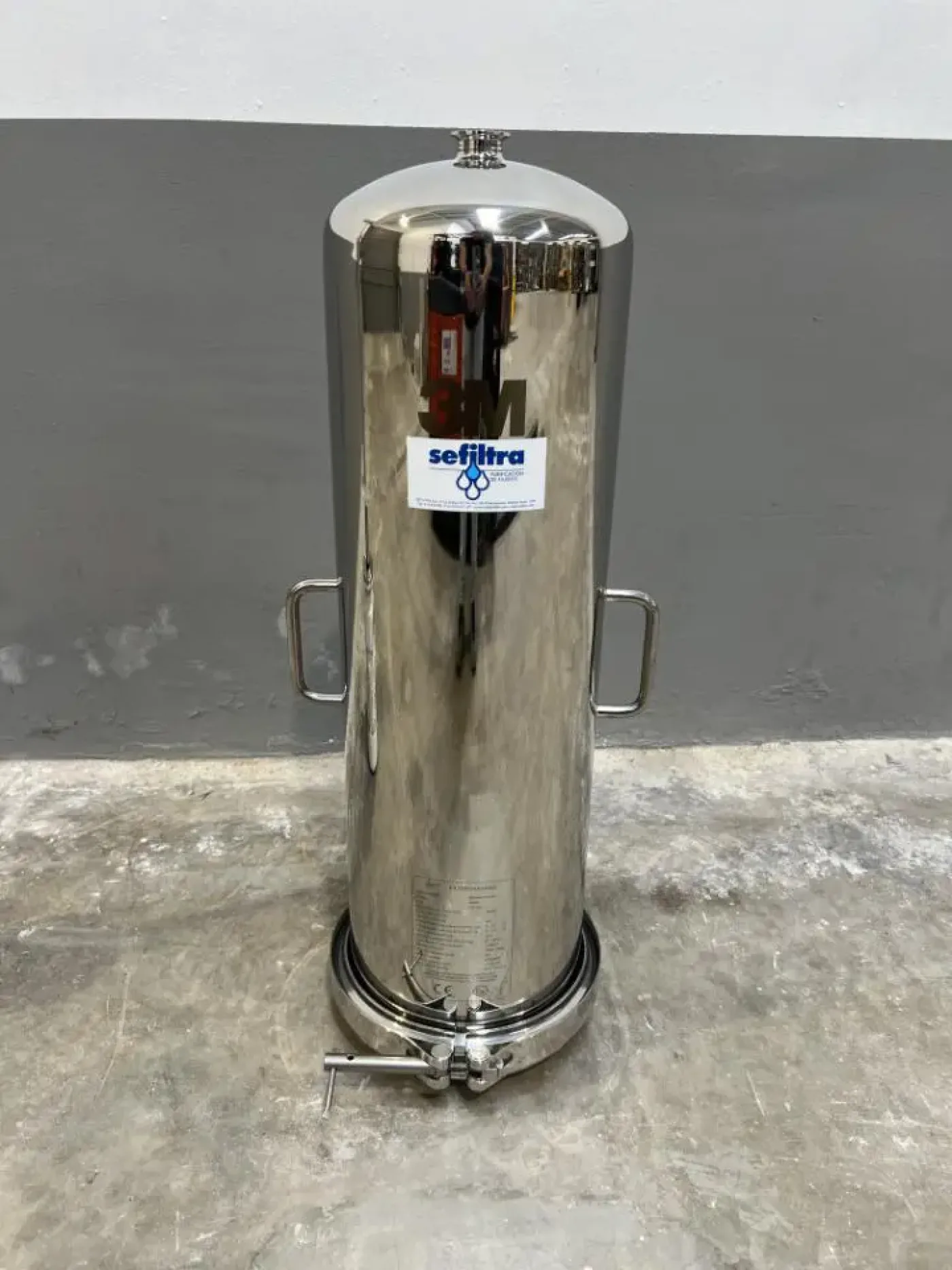 ATEX HOUSING FILTER AVT IW083.1 STAINLESS STEEL 316 50 LITERS - 4