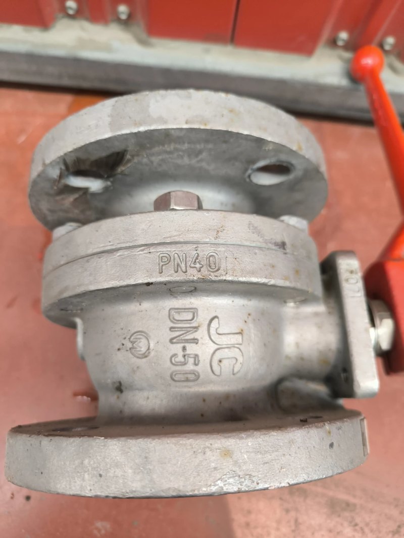 MANUAL BALL VALVE STAINLESS STEEL 316 DN50 PN40
