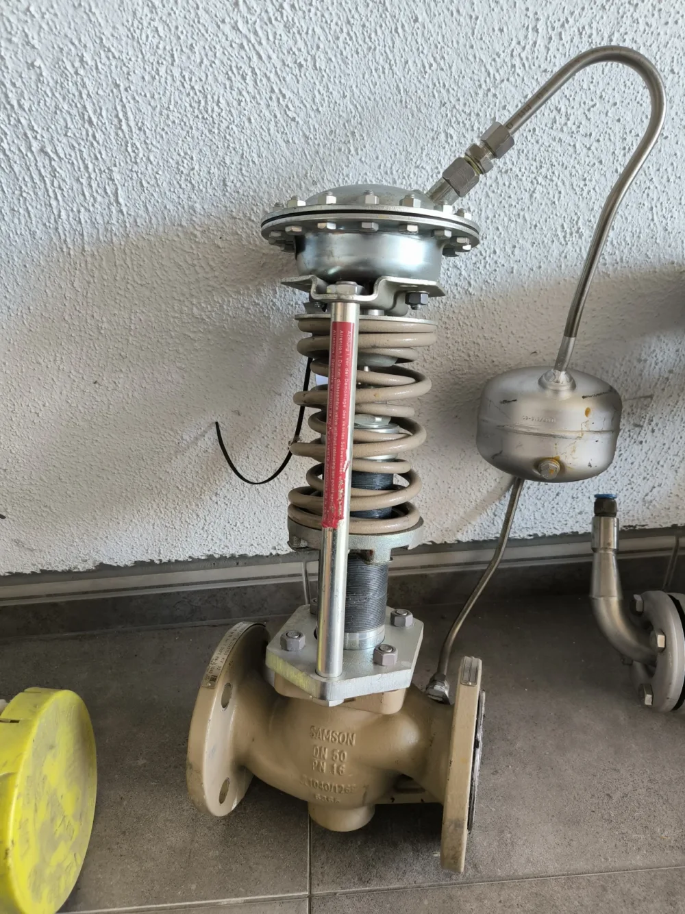 PRESSURE REDUCING CONTROL VALVE SAMSON 2412 DN50 PN16 WITH ACTUATOR TYPE 2413