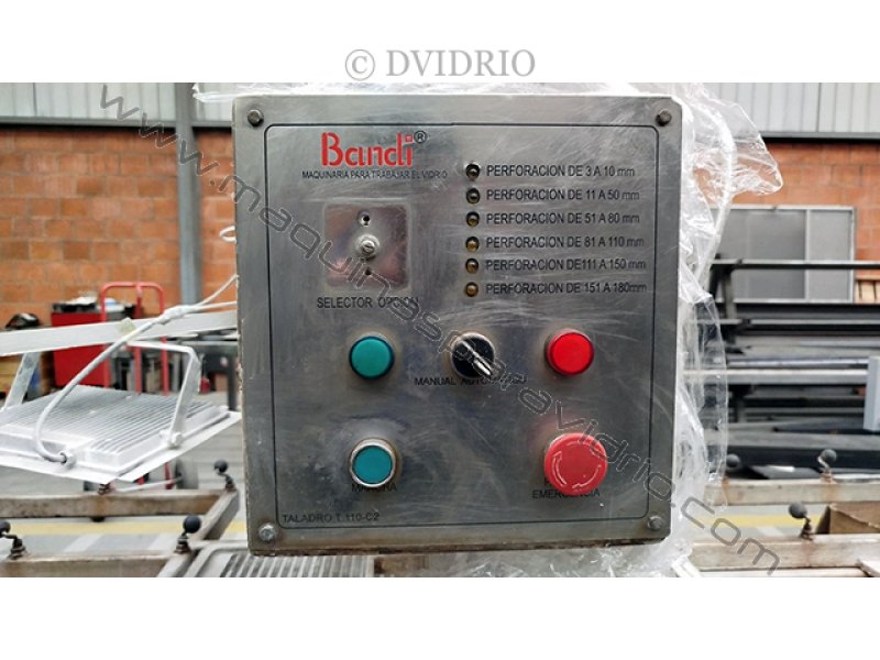 TALADRO HORIZONTAL PARA VIDRIO BANDI