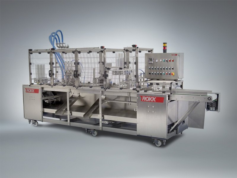 ROKK RL 12000 Linear Cup, Tub and Cone Filling Machine