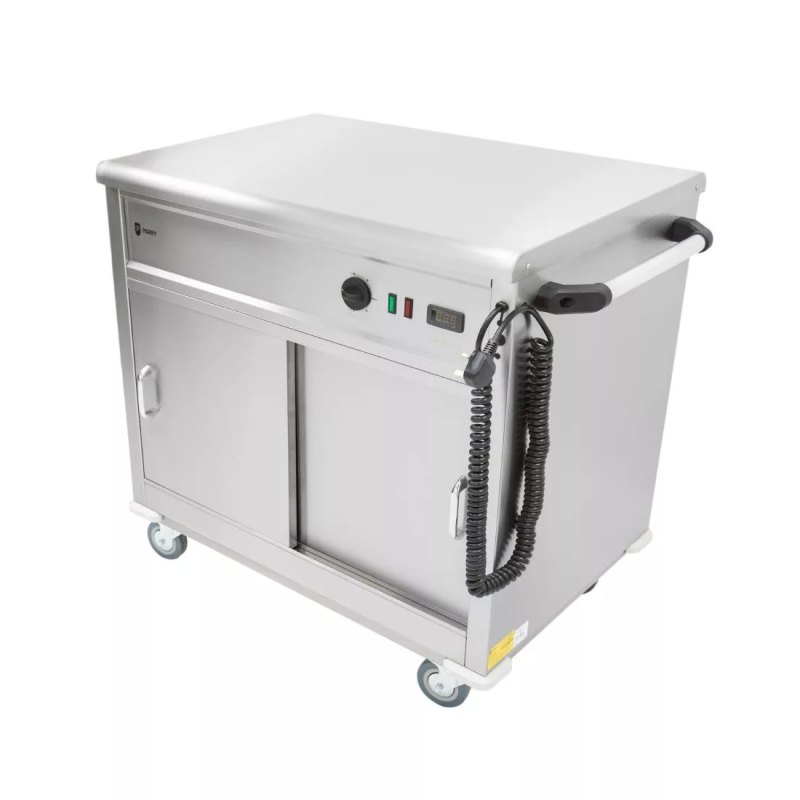Parry Mobile Servery with Flat Top MSF9 - islandcatering