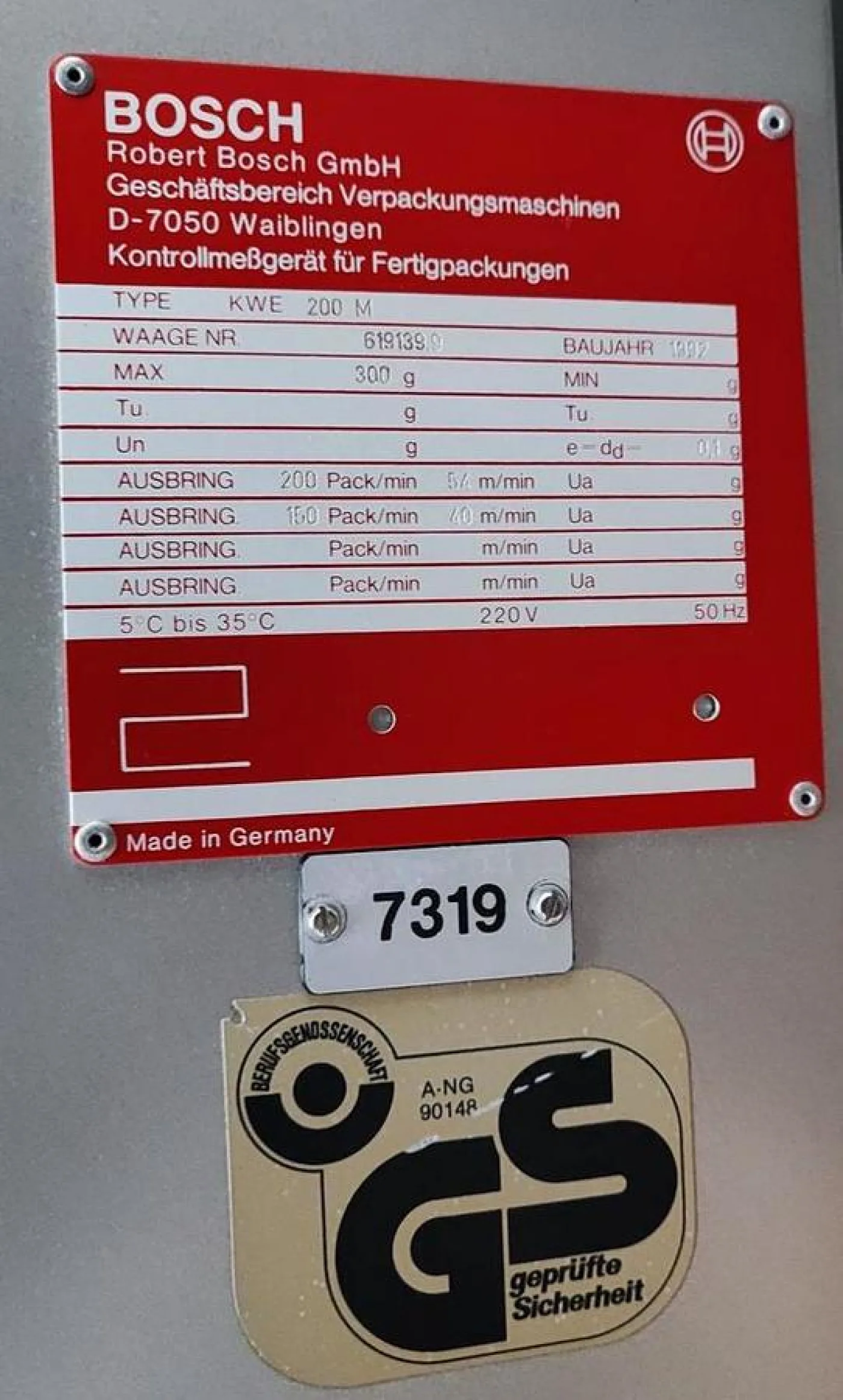 Bosch Kontrollwaage KWE200M - 6