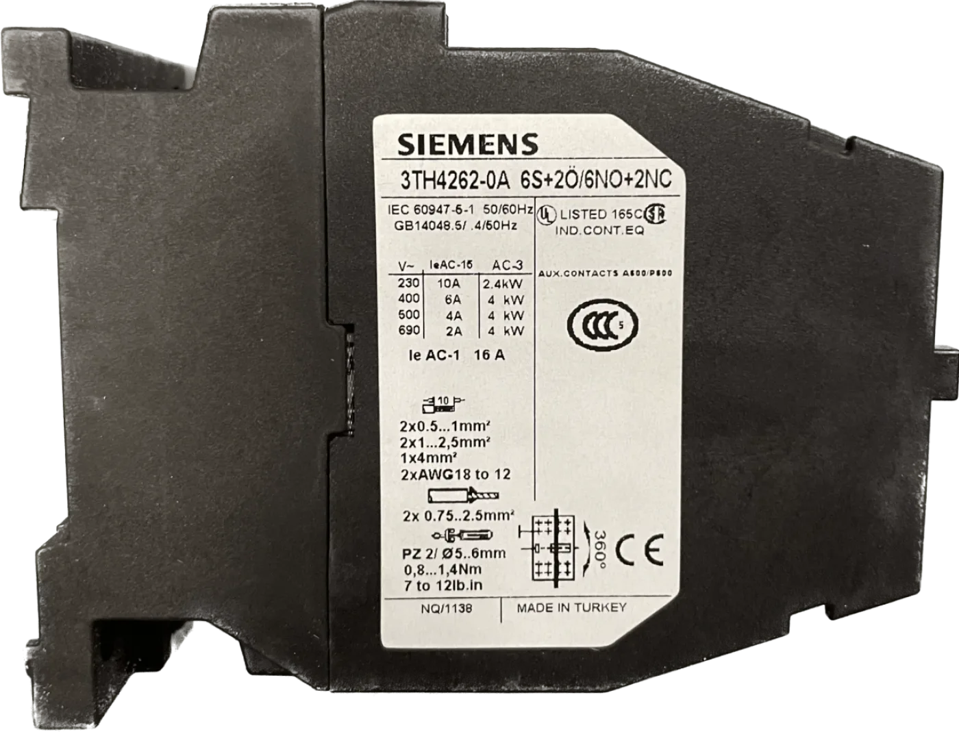 Siemens Hilfsschütz 3TH4262-0AP0 - 2