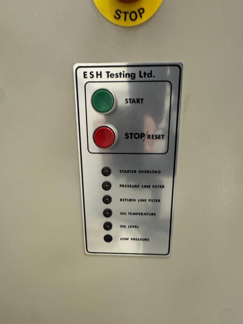 ESH Testing Limited Hydraulic Test Rig