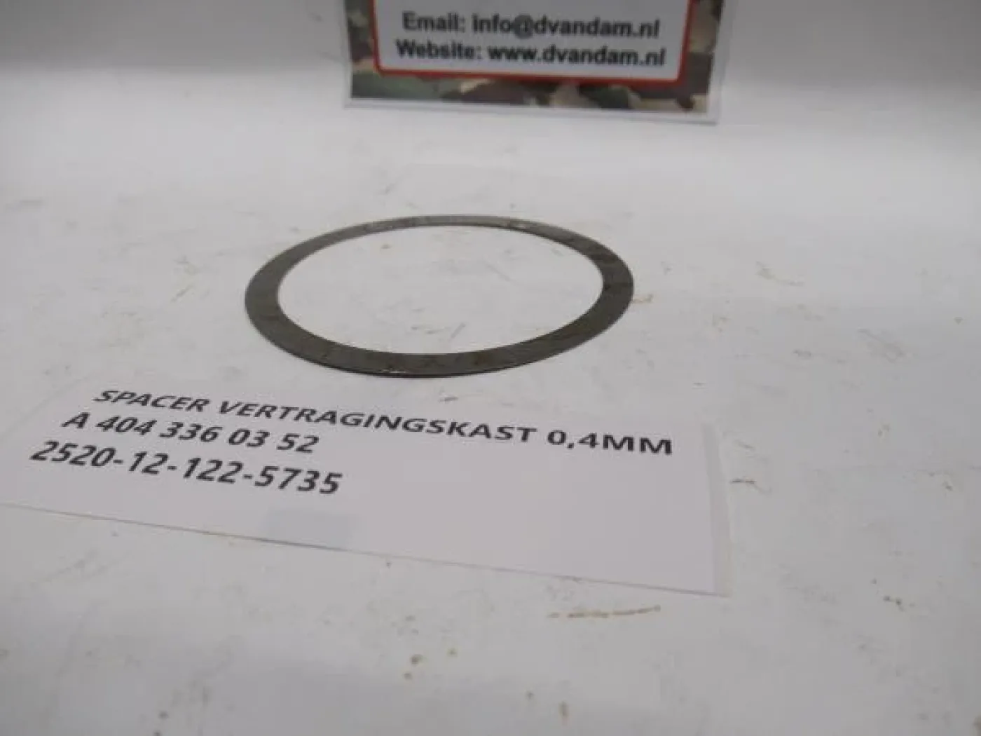 Spacer vertragingskast 0,4MM - 2