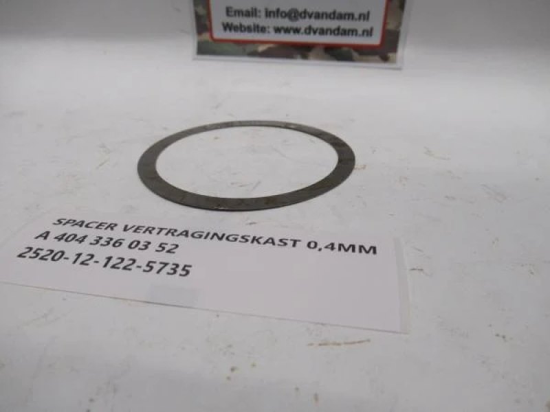 Spacer vertragingskast 0,4MM