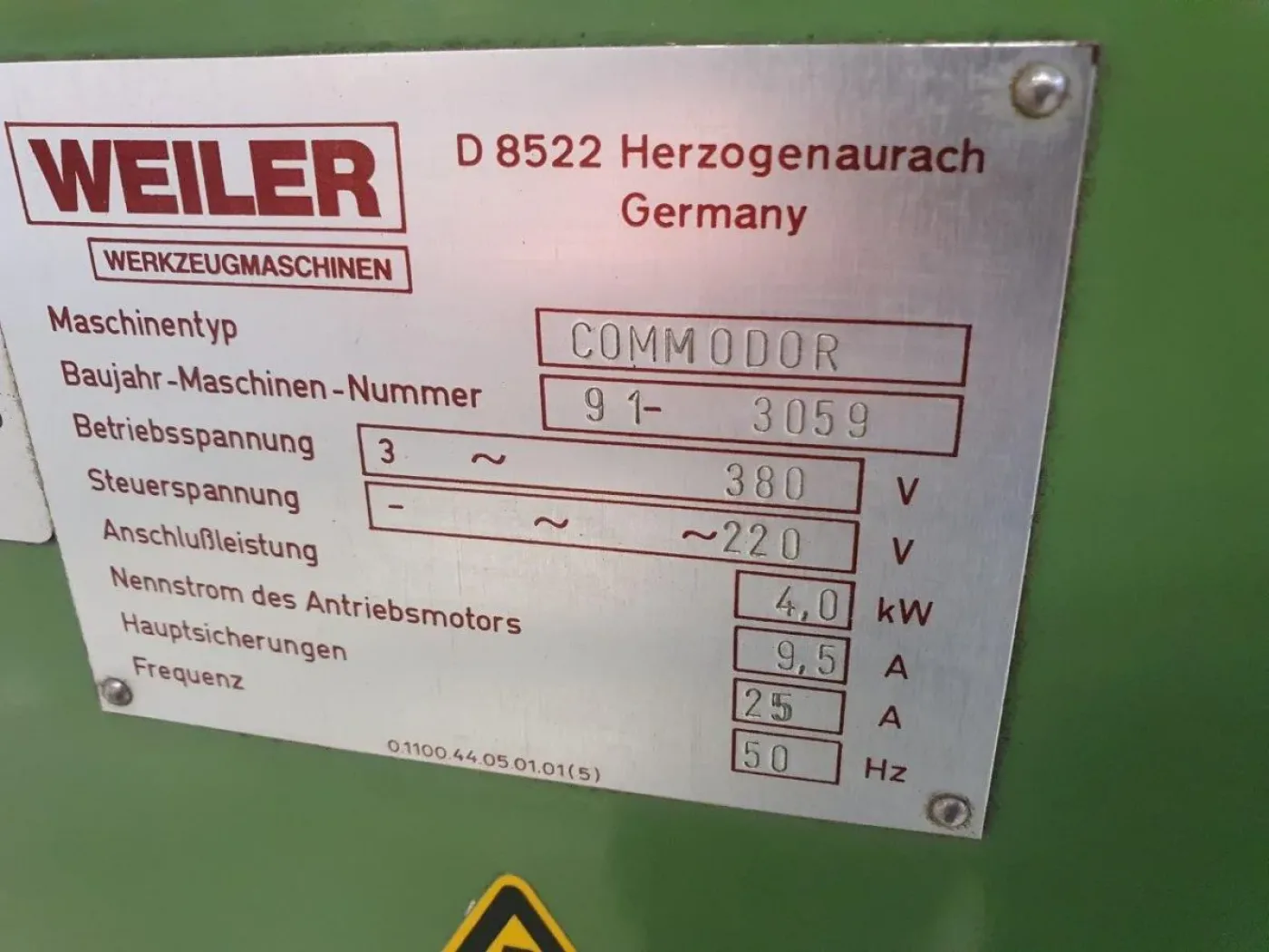 Commodor WEILER 1991 - 7