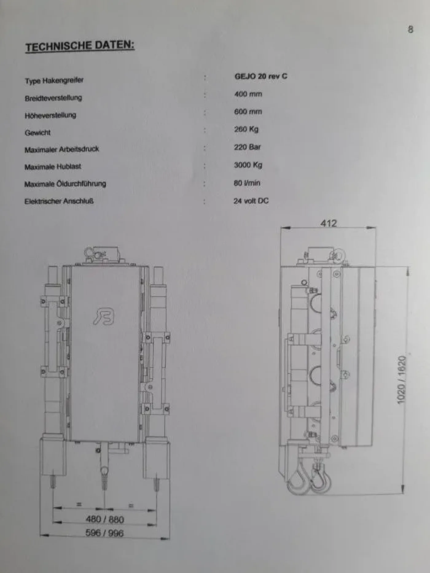 Gejo 20 rev C Hakengreifer BAKKER - 4