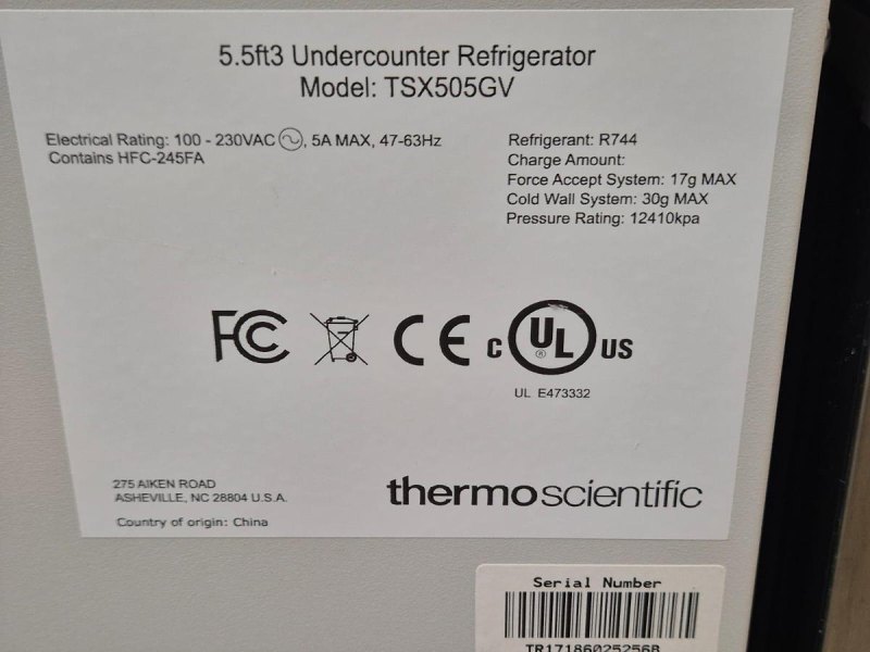 Thermo Scientific TSX Undercounter Refrigerator