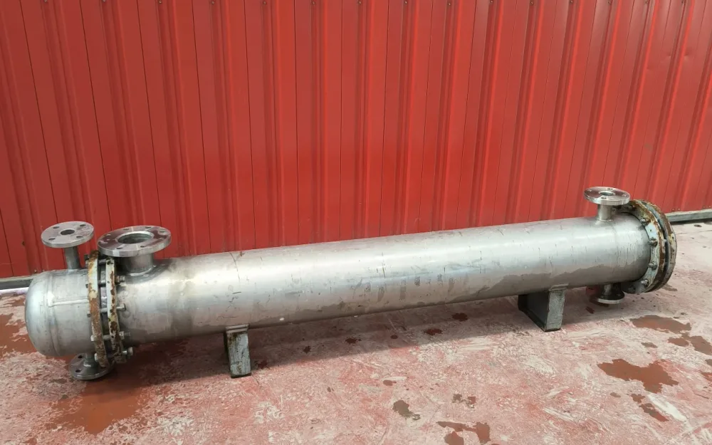 STAINLESS STEEL TUBULAR HEAT EXCHANGER 5.5 M²
