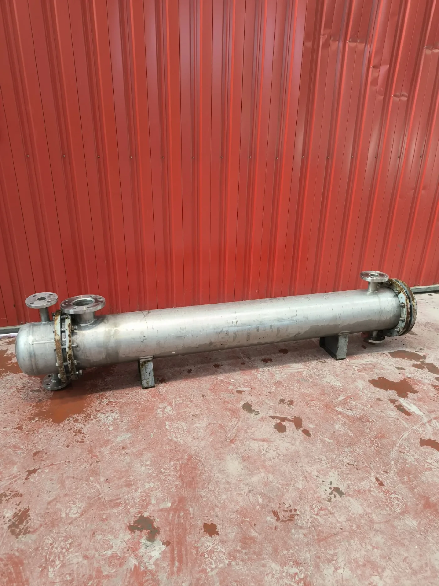 STAINLESS STEEL TUBULAR HEAT EXCHANGER 5.5 M² - 1