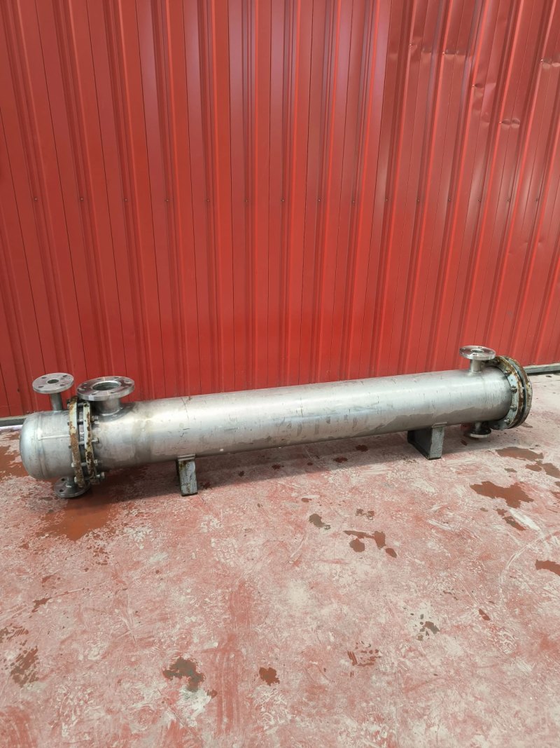 STAINLESS STEEL TUBULAR HEAT EXCHANGER 5.5 M²