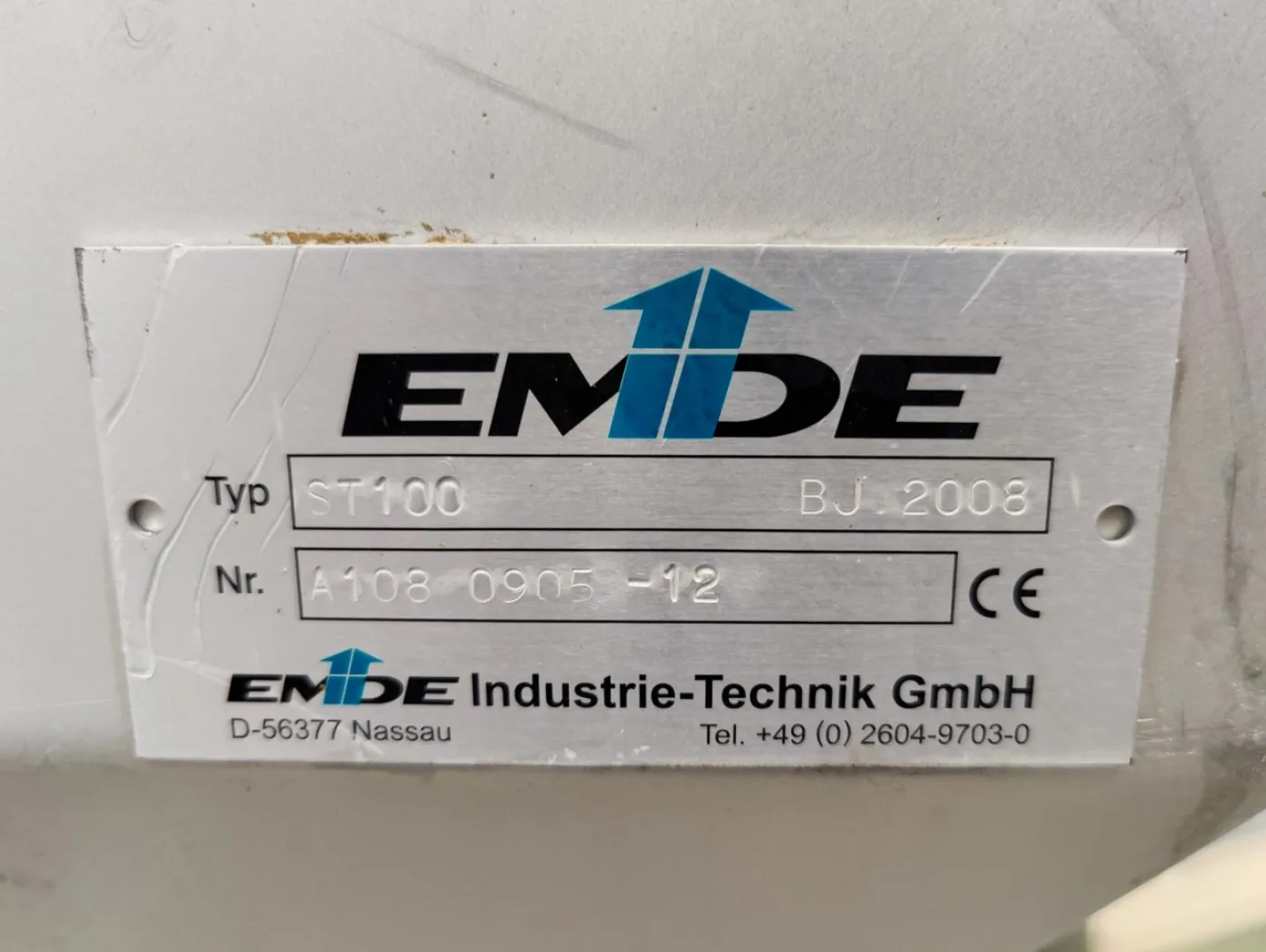 Emde Nassau ESM-80 with dumping cabinet ST-100 - Ribbon blender - 5
