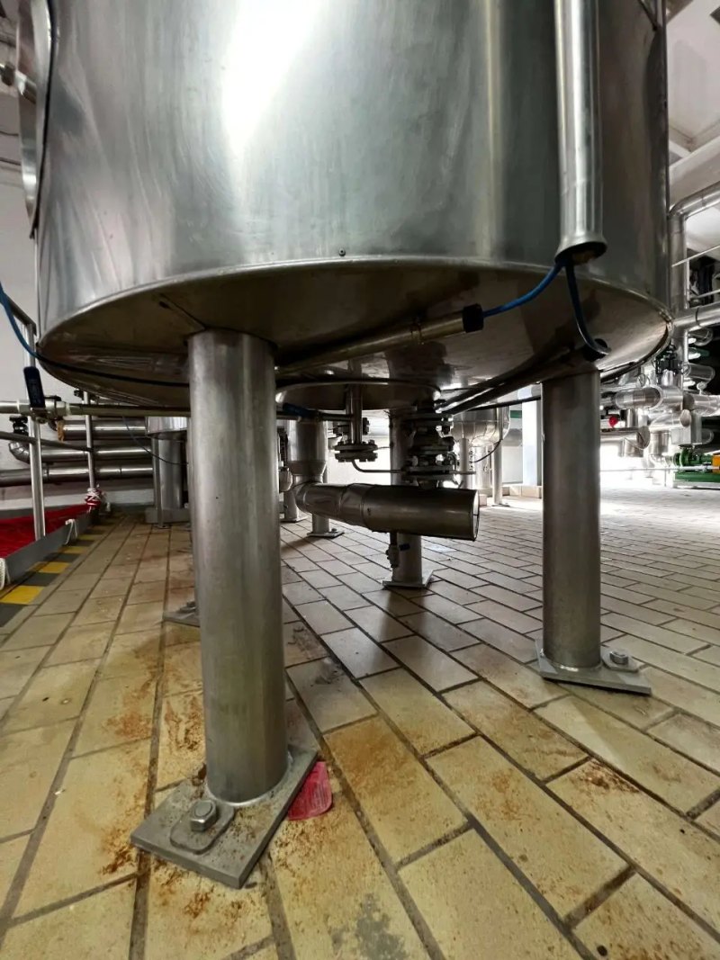 USED MAIVISA ATEX STAINLESS STEEL REACTOR 316L 1,270 LITERS WITH HEATED HALF ROD