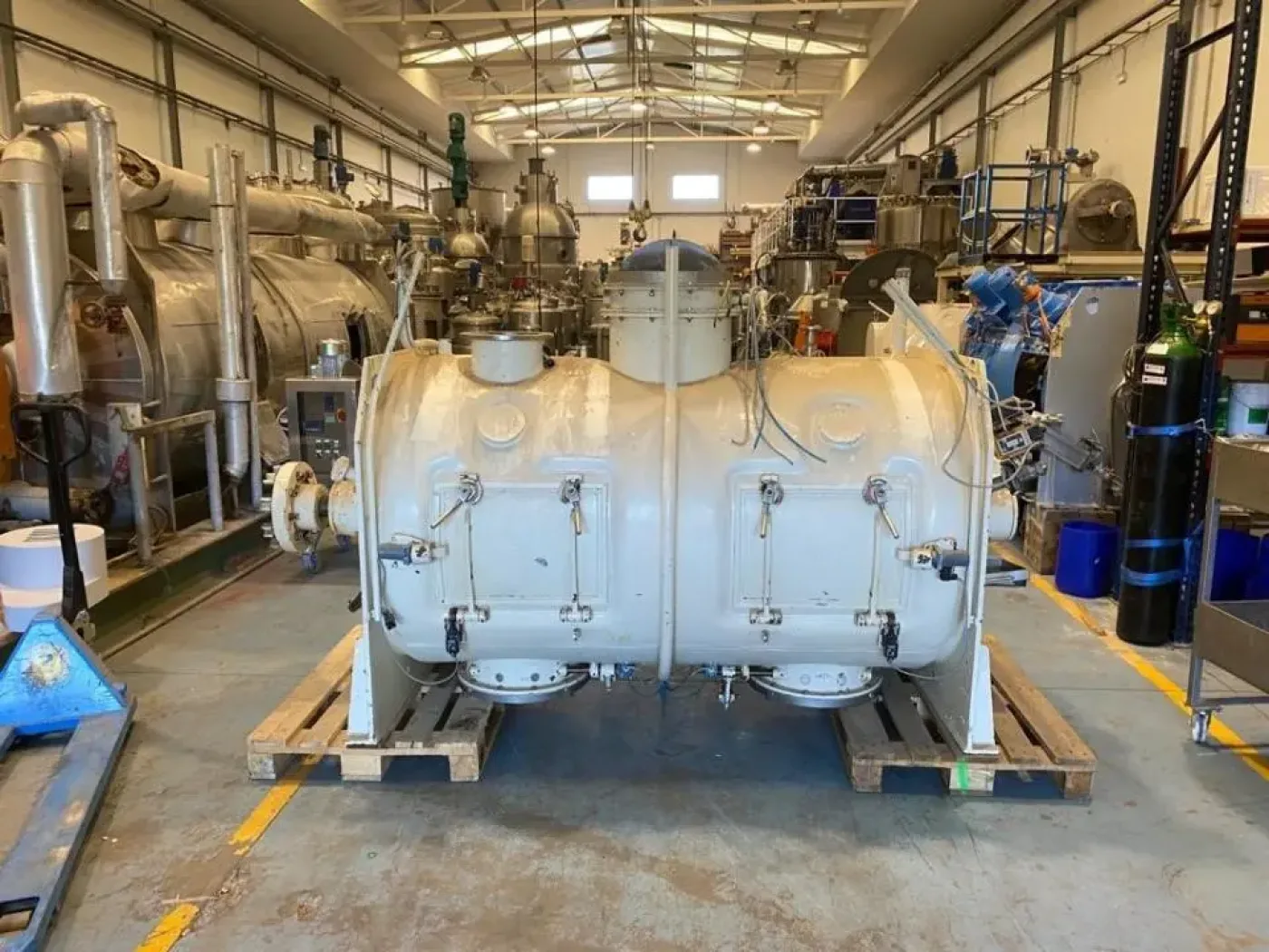 USED LÖDIGE FKM 2000D STAINLESS STEEL 321 MIXER 2,000 LITERS - 6