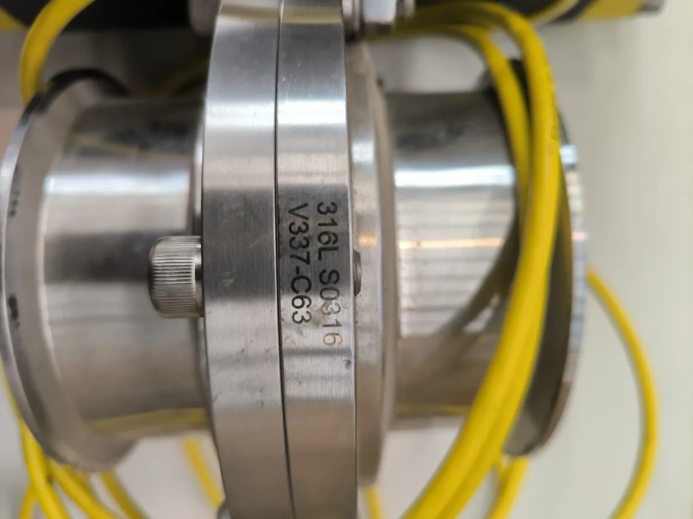 BUTTERFLY VALVE CLAMP 4" STAINLESS STEEL 316 WITH PNEUMATIC ACTUATOR TOP LINE TS127 - 6