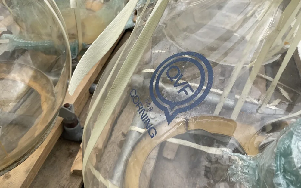 QVF Glasstechnik 100 ltr. reciever - Vertical tank