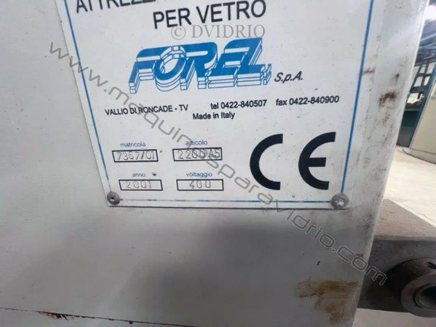 LINEA DE DOBLE ACRISTALAMIENTO PARA VIDRIO AISLANTE FOREL - 4
