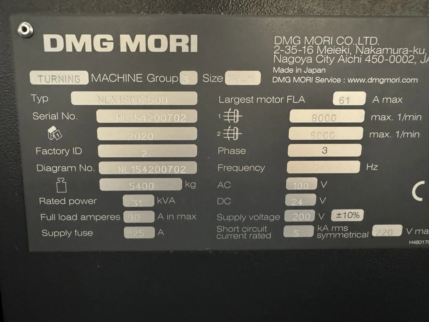 TOUR CNC DMG MORI TYPE NLX1500SY/500 - 4