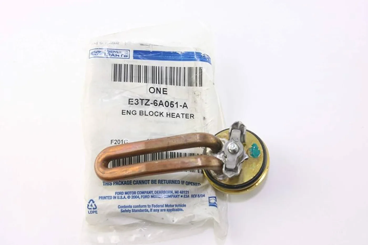 Ford 6.9l/7.3l diesel verwarming element motorblok - 1