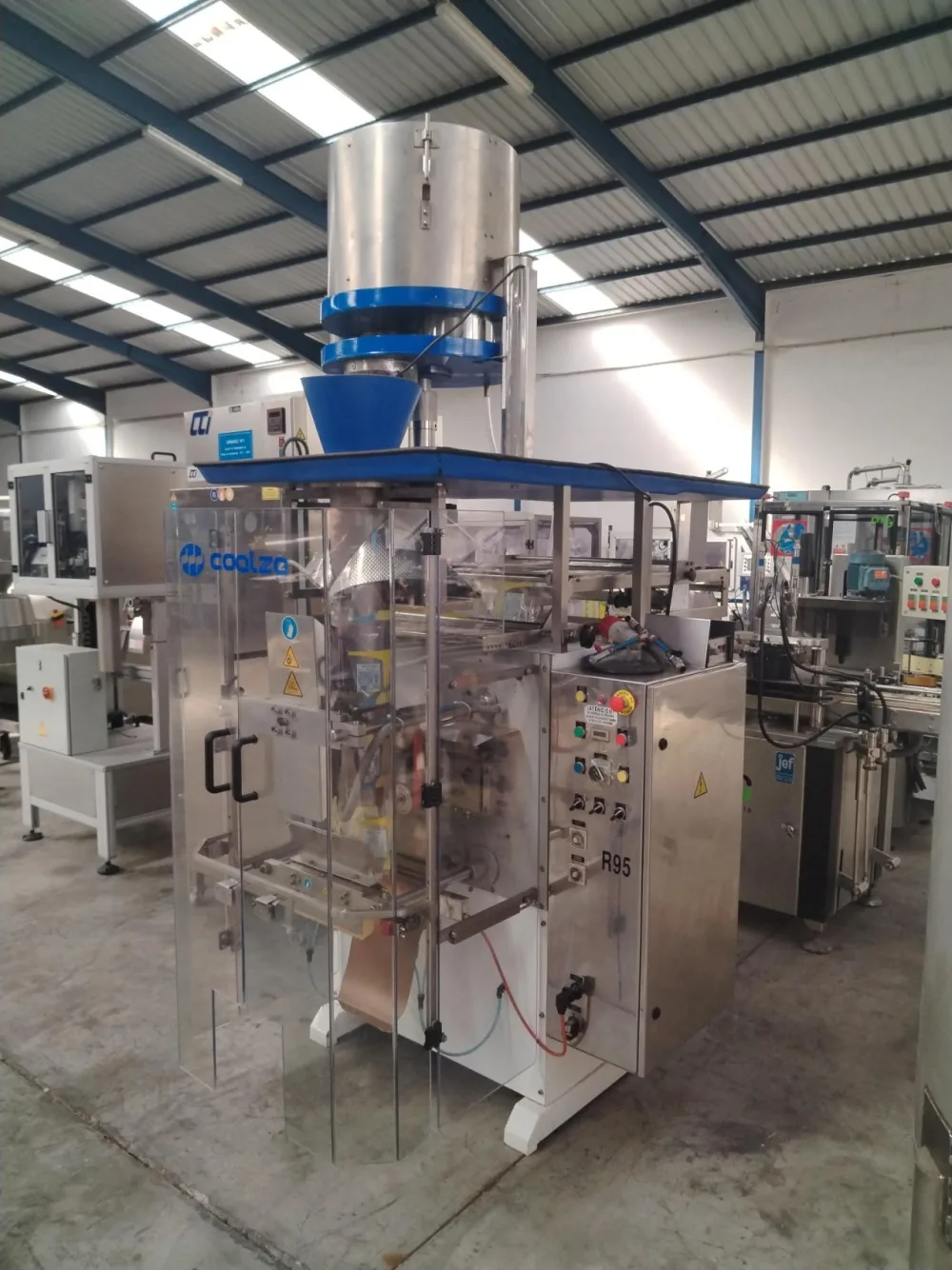 Llenadora vertical Coalza R95-DH con codificador