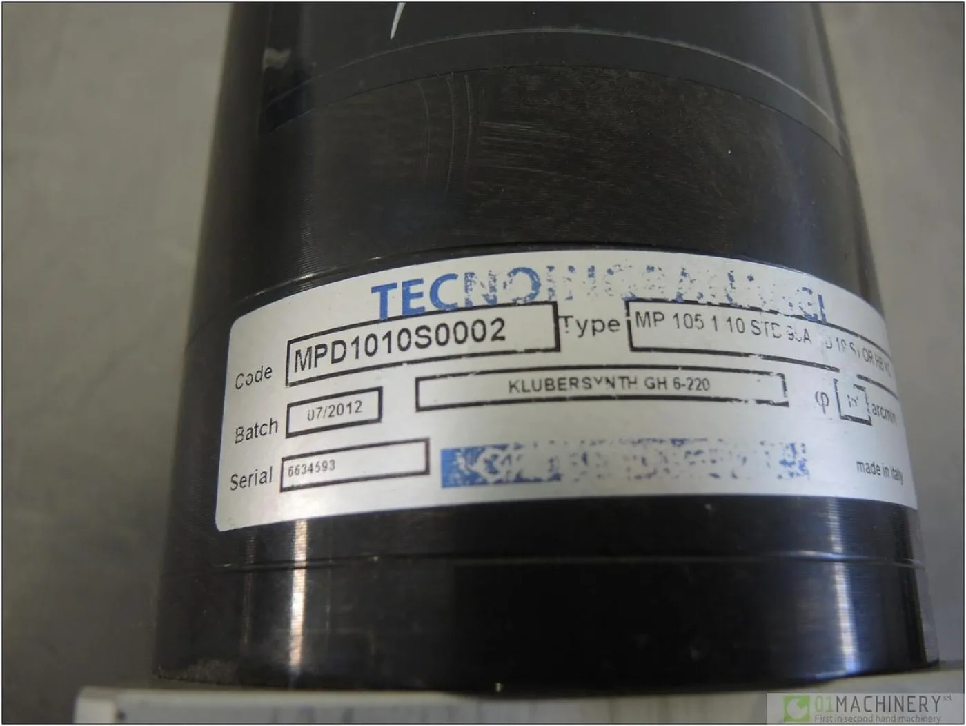 2012 TECNOINGRANAGGI/BONFIGLIOLI MPD1010S0002 AI1526 - 5