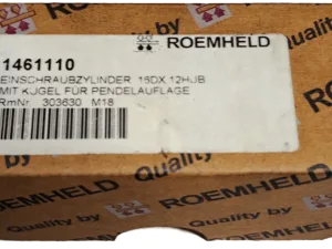 Roemheld Einschraubzylinder, ew Ø16 x 12 mm Hub 1461110