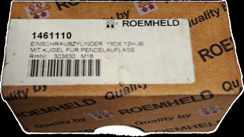 Roemheld Einschraubzylinder, ew Ø16 x 12 mm Hub 1461110