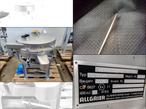 Allgaier Fluidized Bed Spray Granulators WS-GT-0,75 - Fluid bed dryer continuous