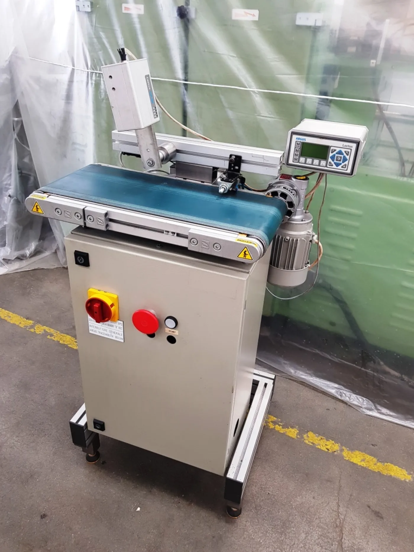 NASTRO A TAPPETO MOTORIZZATO CON SISTEMA DI CONTROLLO – ARGUS – MOD. LAETUS COCAM - 3