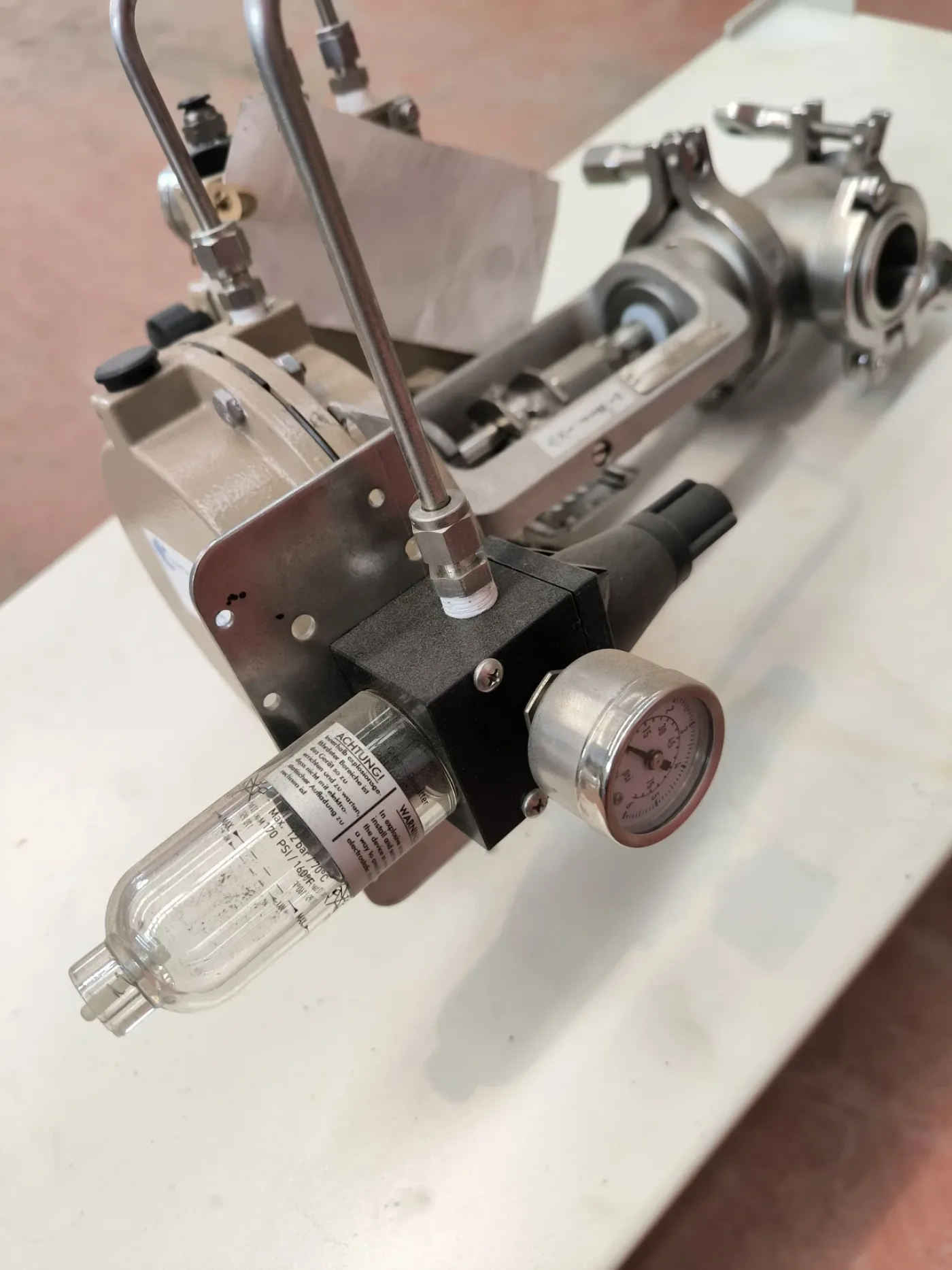 PROPORTIONAL CONTROL VALVE SAMSON 3271 WITH PNEUMATIC ACTUATOR SAMSON 4765 UNUSED - 6