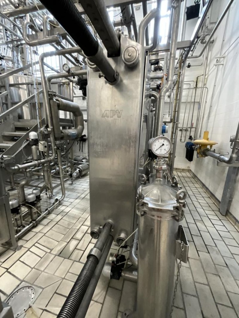 APV APV Stainless Steel Plate and Frame Heat Exchanger with 2 Off Filter Housings