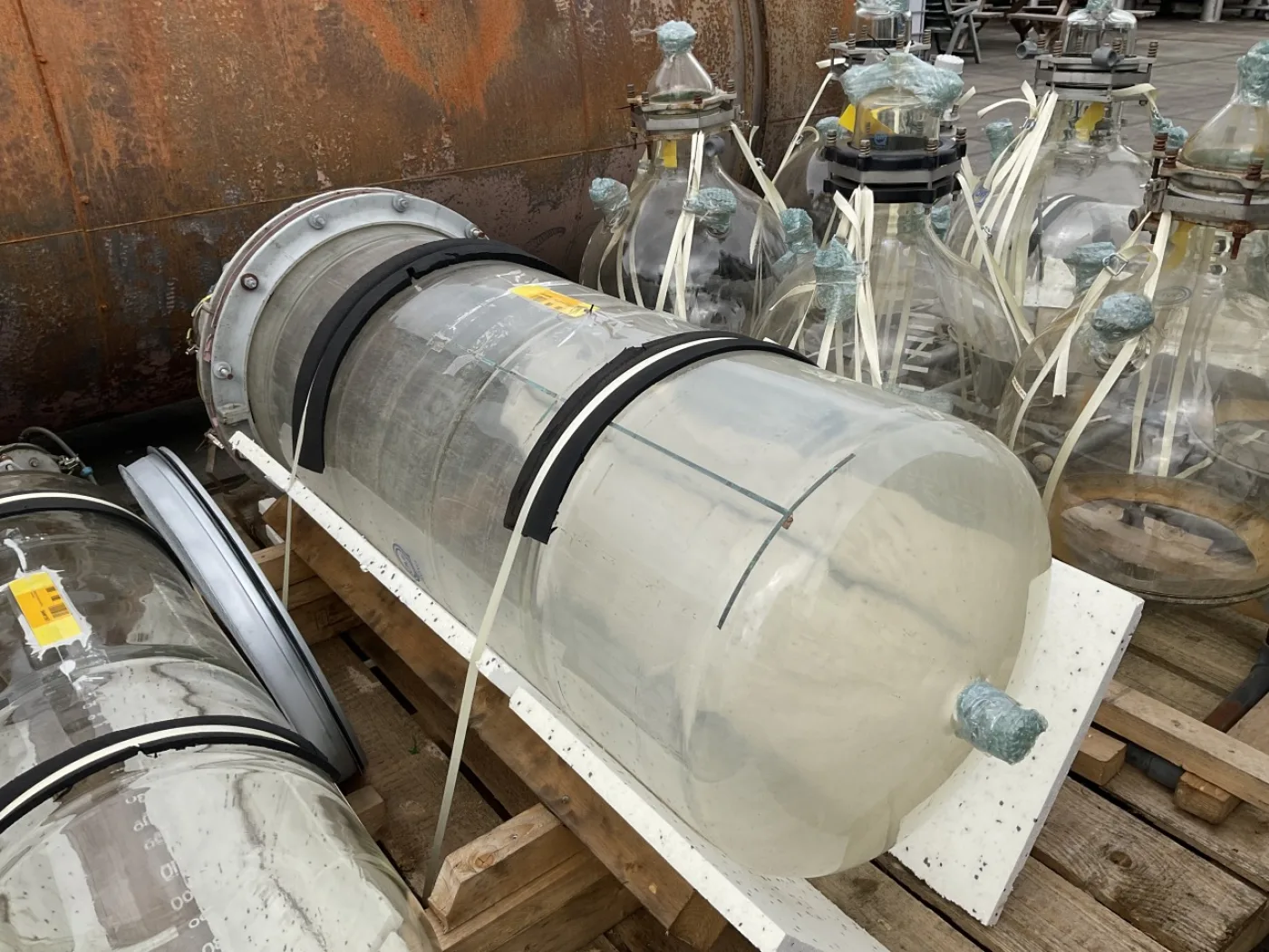 QVF Glasstechnik 400 Ltr - Vertical tank - 5