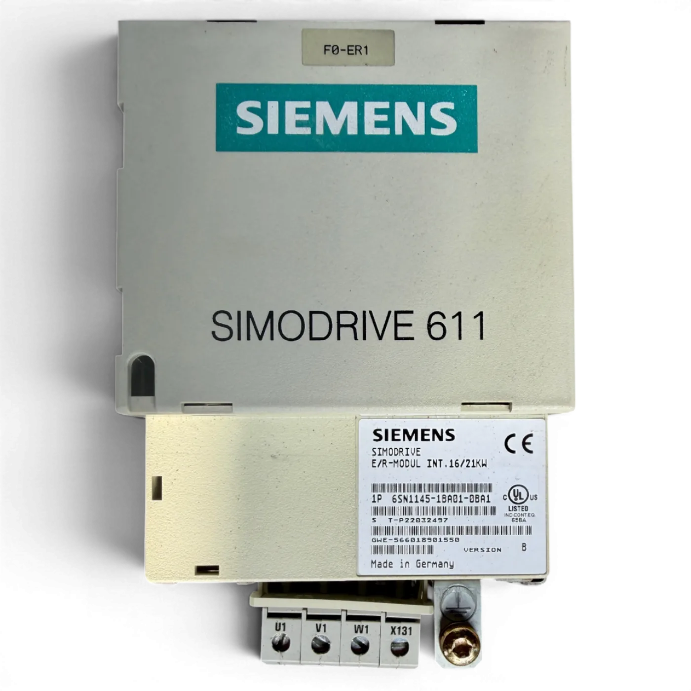 Siemens SIMODRIVE 611 E/R-MODUL INT. 16/21 kW Art.-Nr. 6SN1145-1BA01-0BA1 - 4