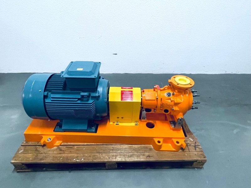 Munsch Chemiepumpe NPC90-65-160,REA-F mit ABB 45 kW Antriebsmotor