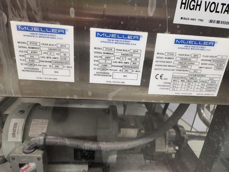 2014 Mueller PyroPure P7310 Pure Steam Generator