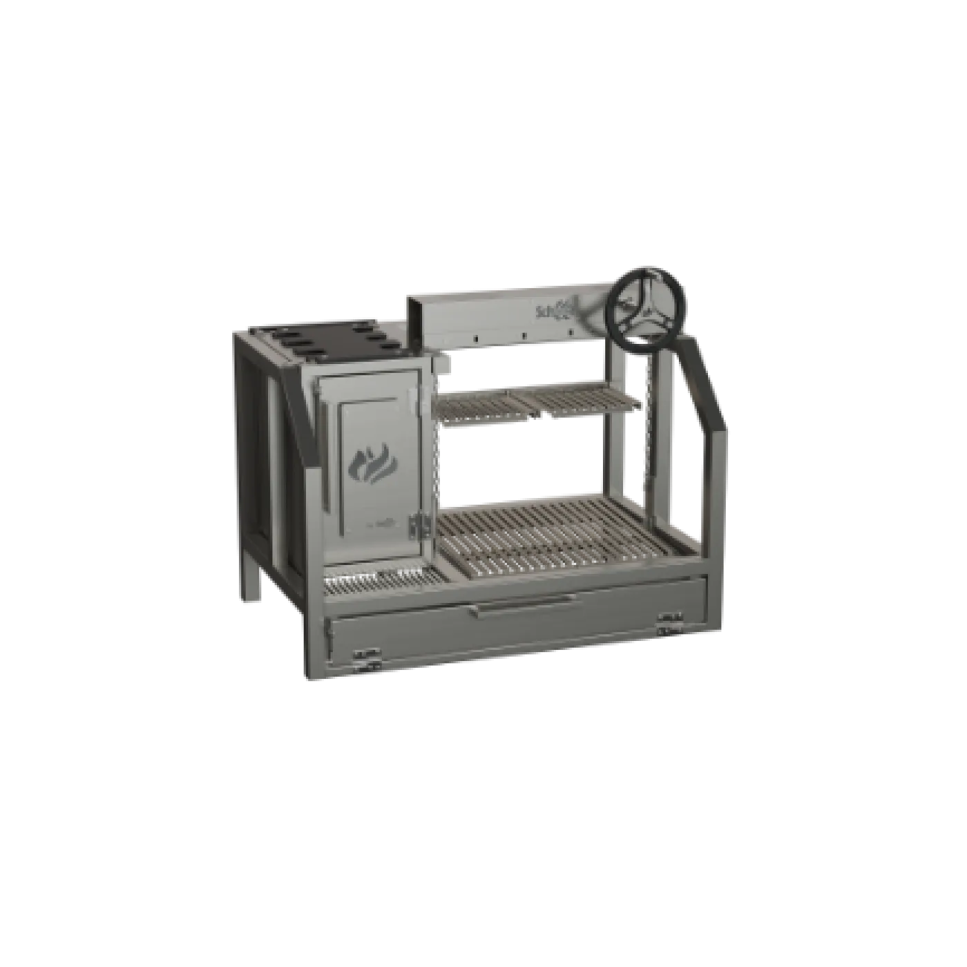 Scheer Parrilla 673-2, 1350mm Stainless Steel Grill - islandcatering - 1