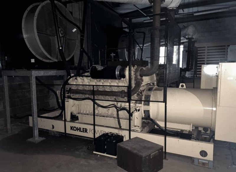 MTU 16V2000 / KOHLER DIESEL GEN.SET 820 KVA