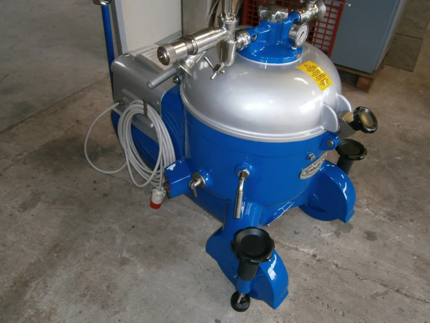 MANUAL CLEANING CLARIFIER CENTRIFUGE, MODEL “IMMA MICRO”, SECOND-HAND MACHINE - 4